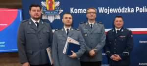 Gala konkursu „Najlepszy Policjant, Strażak PSP i OSP województwa łódzkiego w 2023 roku”.