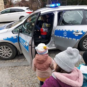 policjantki na spotkaniu z przedszkolakami