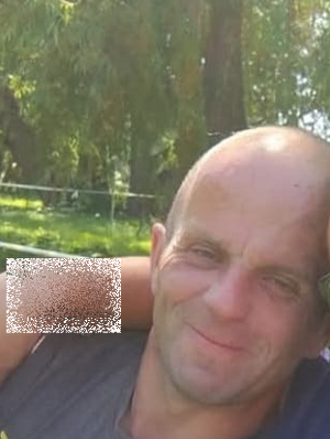 Wizerunek zaginionego mężczyzny.