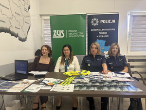 Konferencja z seniorami w Starostwie Powiatowym.