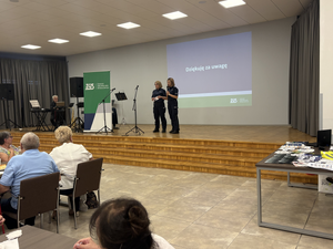 Konferencja z seniorami w Starostwie Powiatowym.